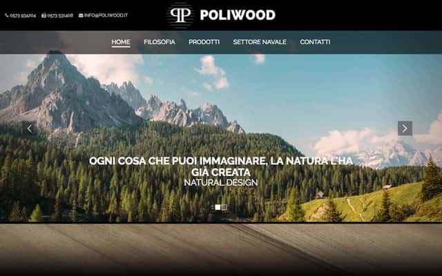 Poliwood Homepage sito Poliwood